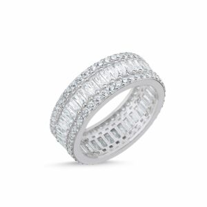 Baguette CZ Eternity Ring