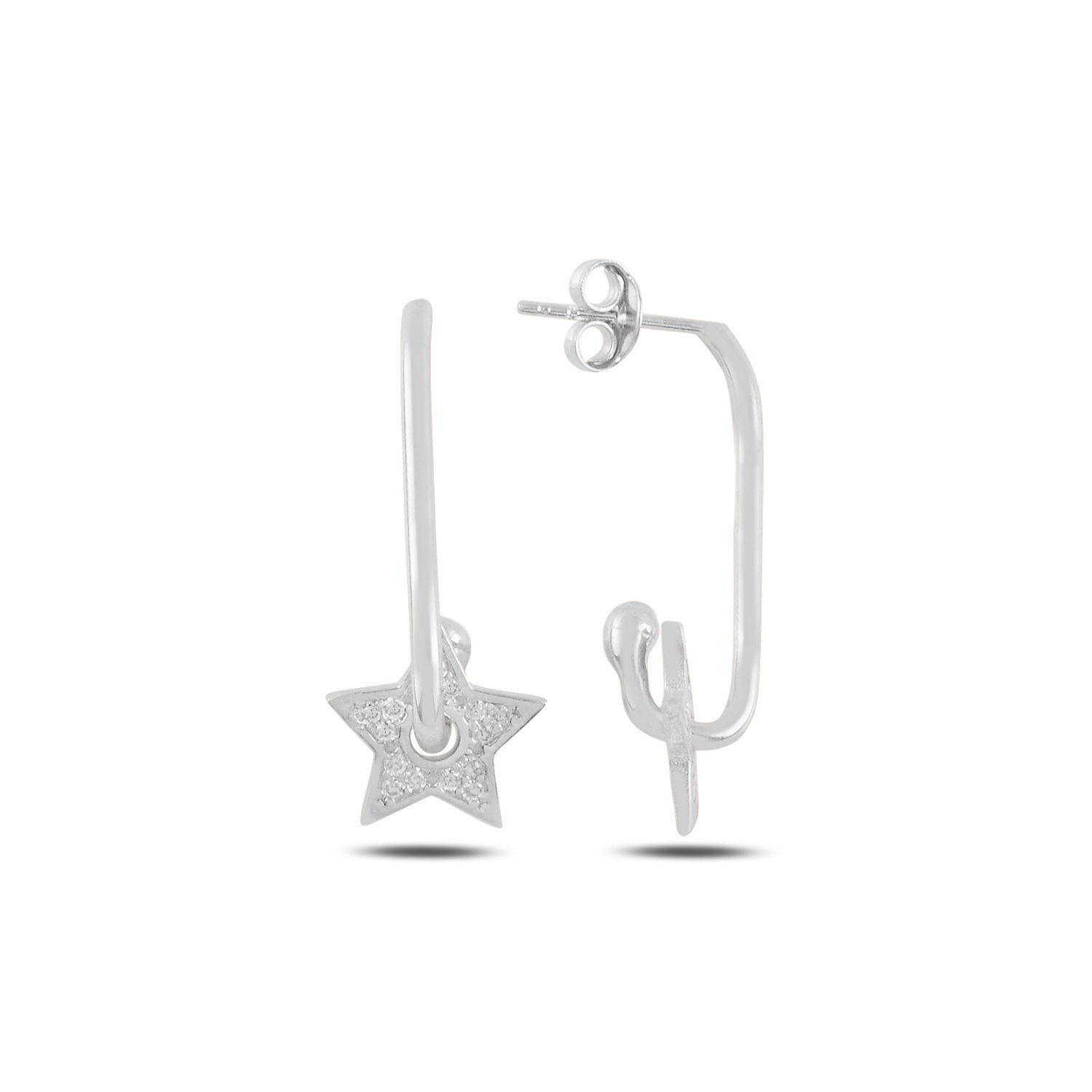 Boucles d’oreilles Star CZ